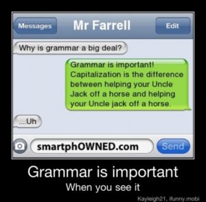 Grammar is a big deal