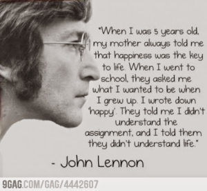 John Lennon about life