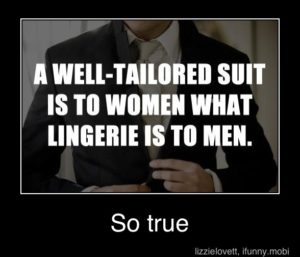 Well tailored suit