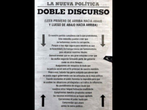 doble discurso